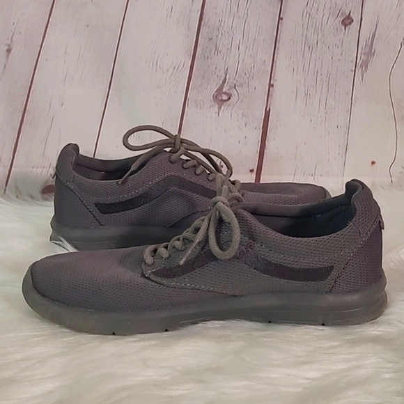 VANS 1.5 MONO LIGHT PEWTER GREY ULTRACUSH LITE SNEAKERS SHOES WOMENS SIZE 8 - Picture 16 of 17